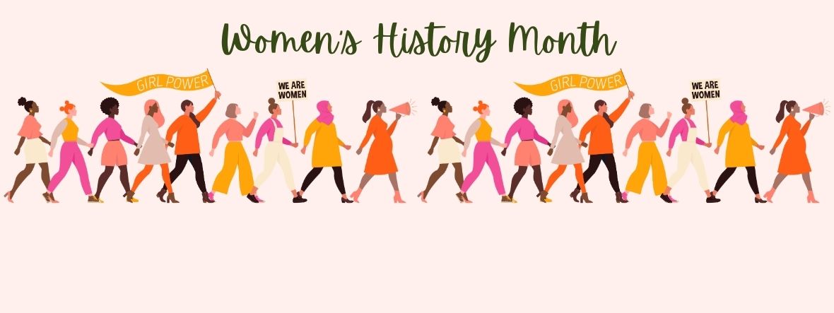Women's History Month banner